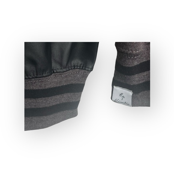 new Kinetix 𖤐 Lost Angeles Varsity Travel Jacket 𖤐 Vintage Black 𖤐 XL Kitson - Picture 10 of 16